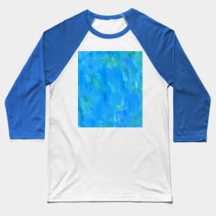 Blue and green color paint Baseball T-Shirt